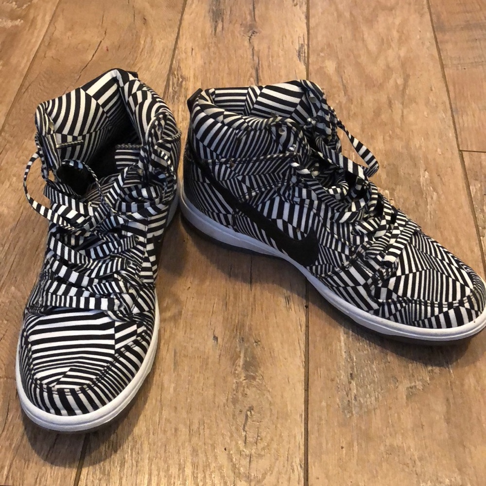 Cool zebra print Nike shoes